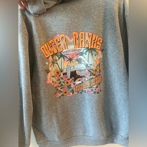 Women’s Outer Banks grey hoodie pullover small